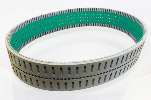 Neoprene Based Timing Belt with a Gray Non-Marking Neoprene Cover