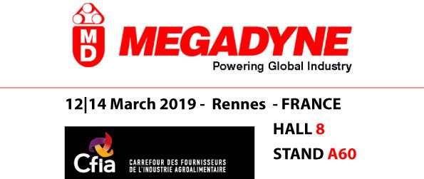 Megadyne will exhibit at CFIA Rennes 2019