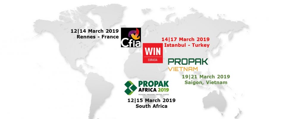 Megadyne event calendar for March 2019
